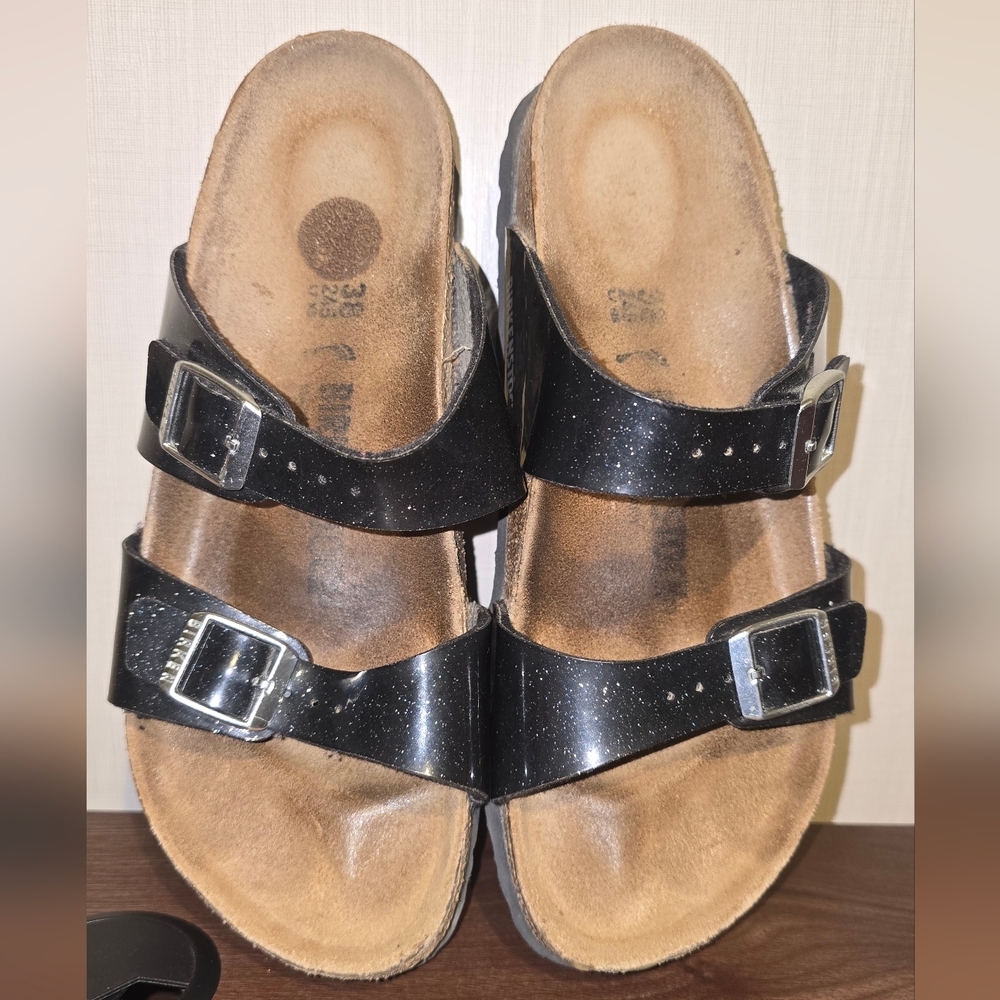 Birkenstock Tan Footbed Sandals